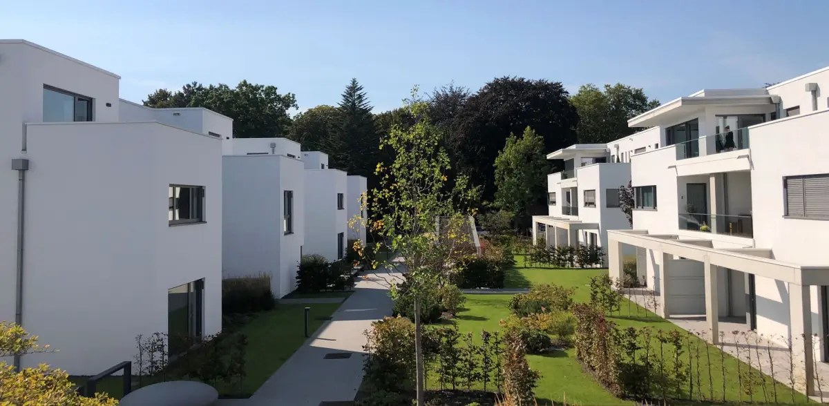 Von SQ Architecture Lab geplante Wohnanlage in der Gesamtansicht